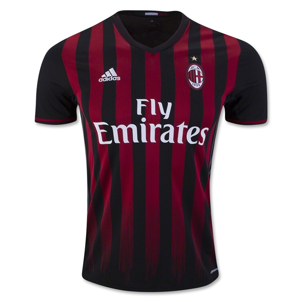 AC Milan 16/17 Home Soccer Jersey